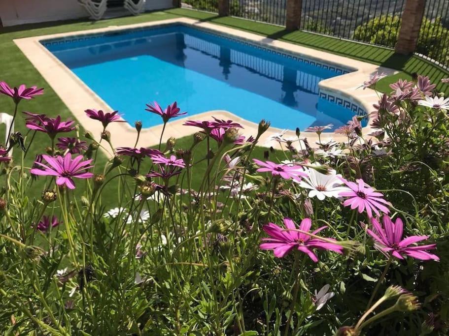 Villa En Frigiliana Con Piscina Y Jacuzzi ภายนอก รูปภาพ